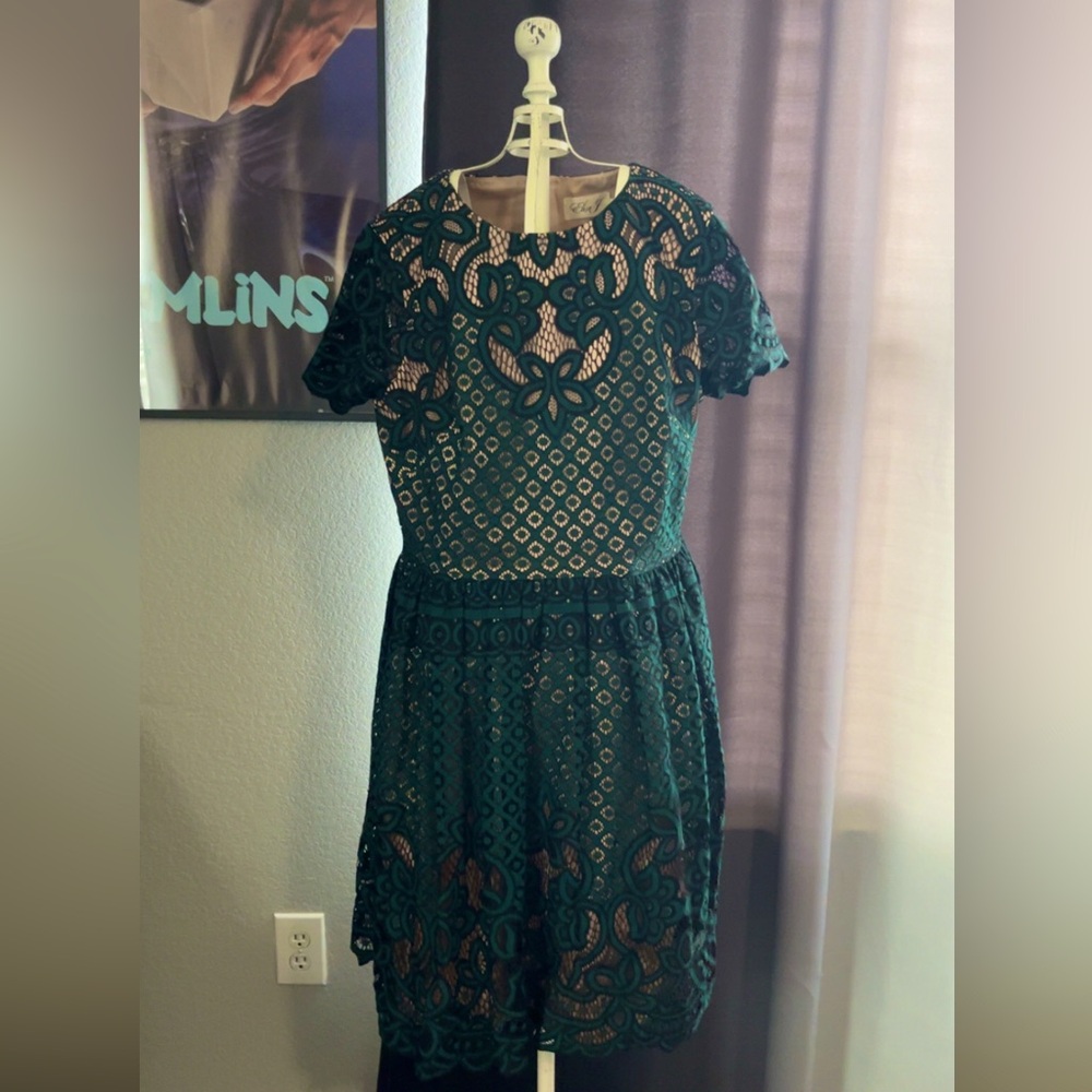 Beautiful Emerald Sleeveless Dress